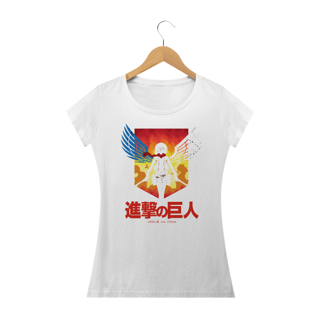 Nome do produto: Camiseta - Shingeki no Kyojin - Feminina 