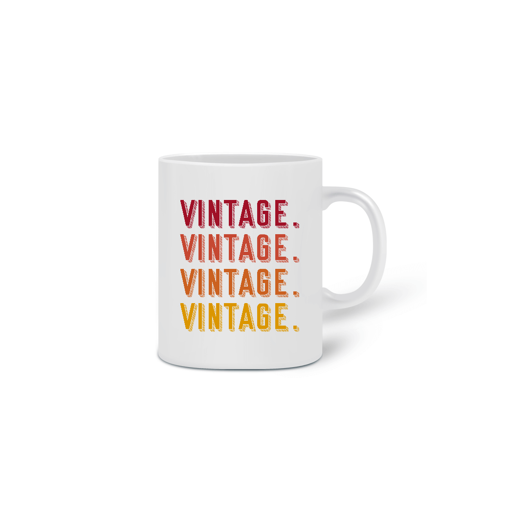Nome do produto: Vintage - Caneca