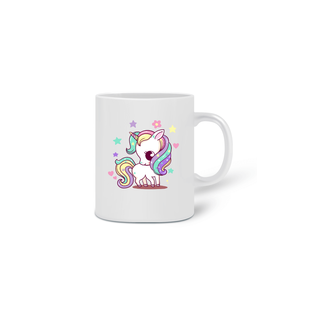 Nome do produto: Caneca Unicórnio Feliz