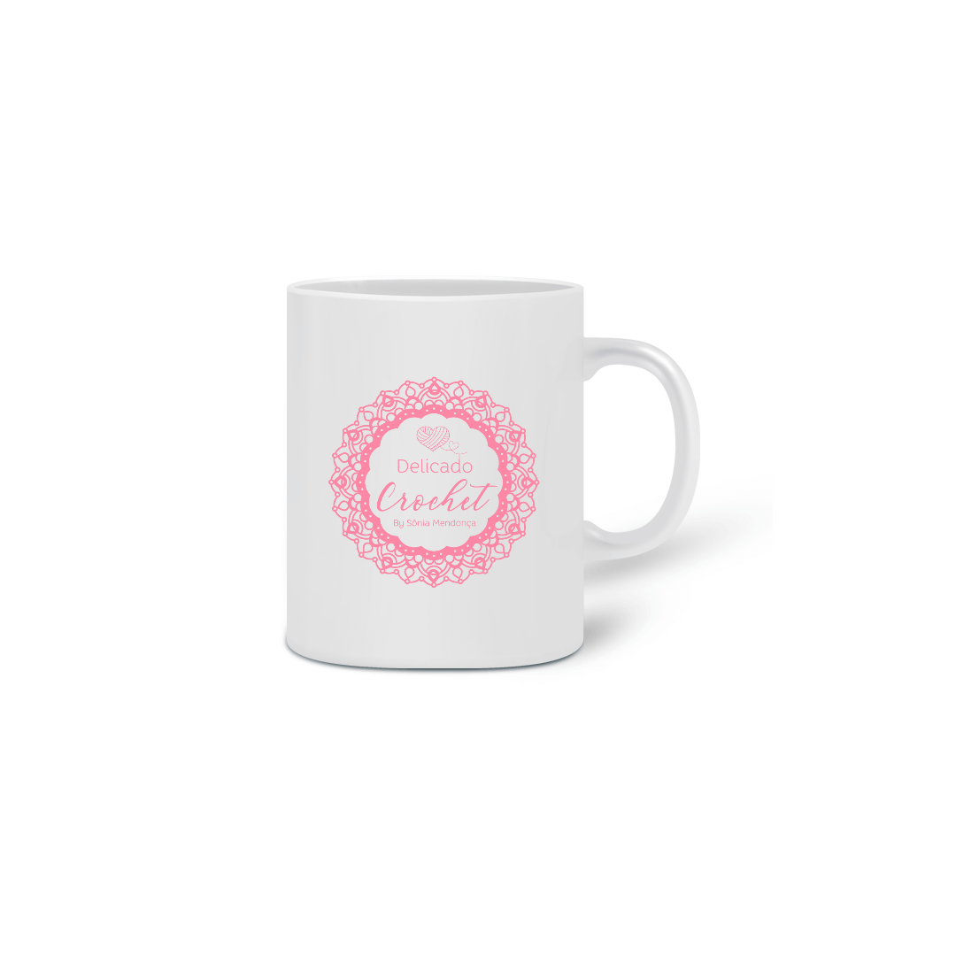 Nome do produto: CANECA DELICADO CROCHET