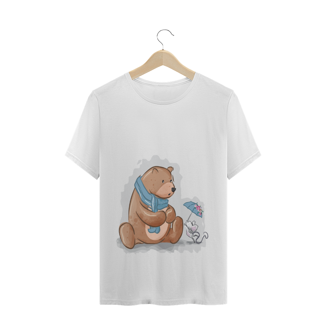 Nome do produto: Camiseta Quality Estampa Urso Fofo