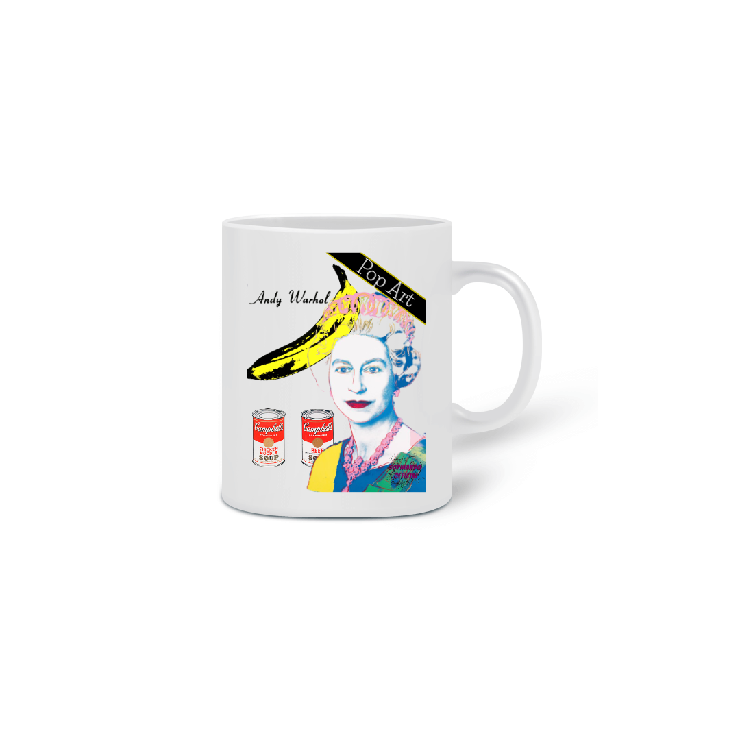 Nome do produto: Caneca Pop Art Andy Warhol