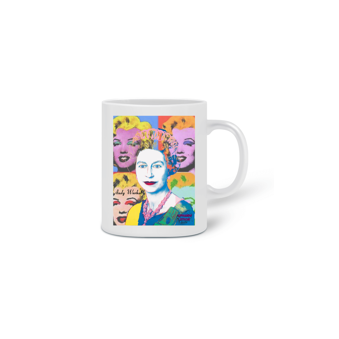 Nome do produto: Caneca The Queen Pop Art