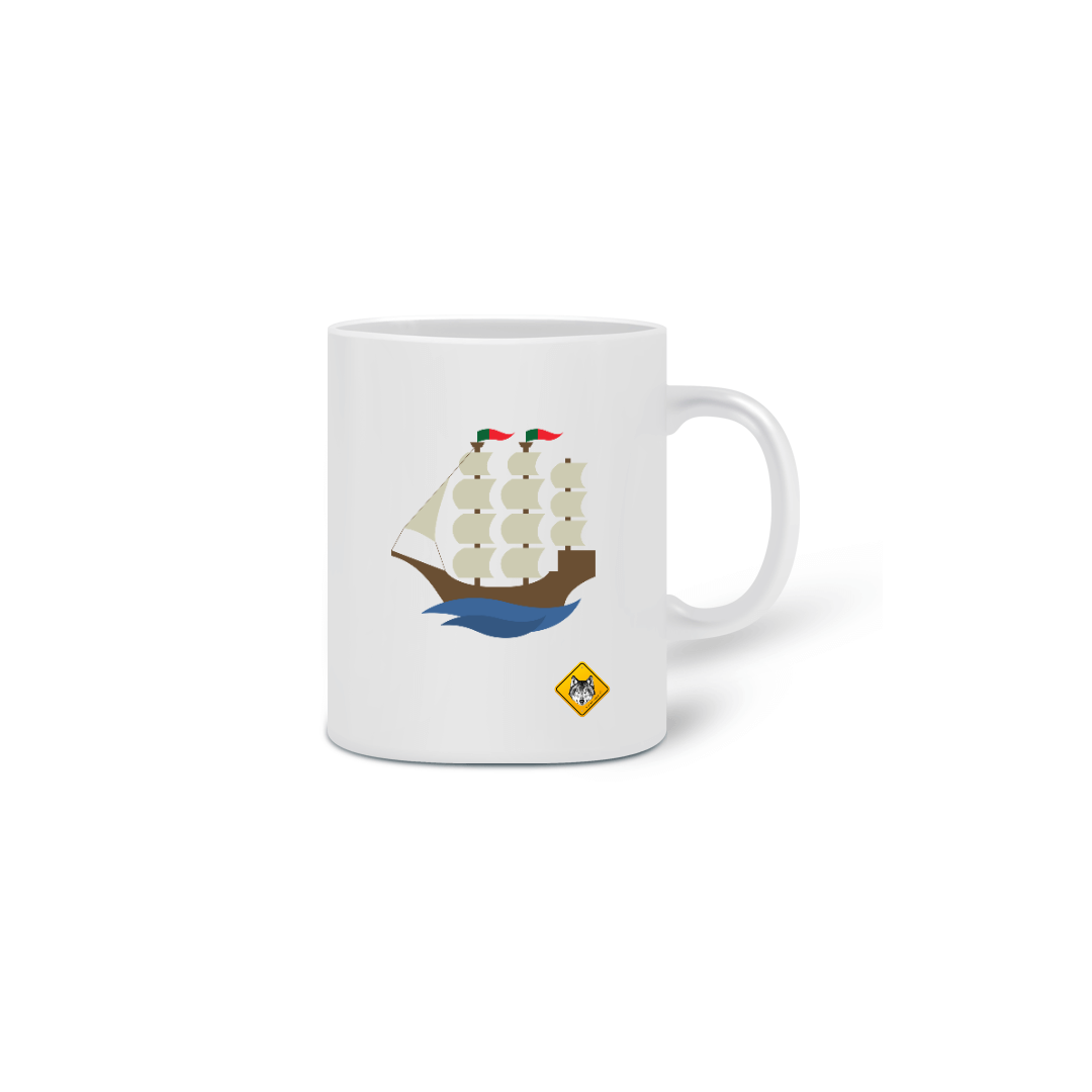 Nome do produto: Caneca Caravelas Portuguesas 