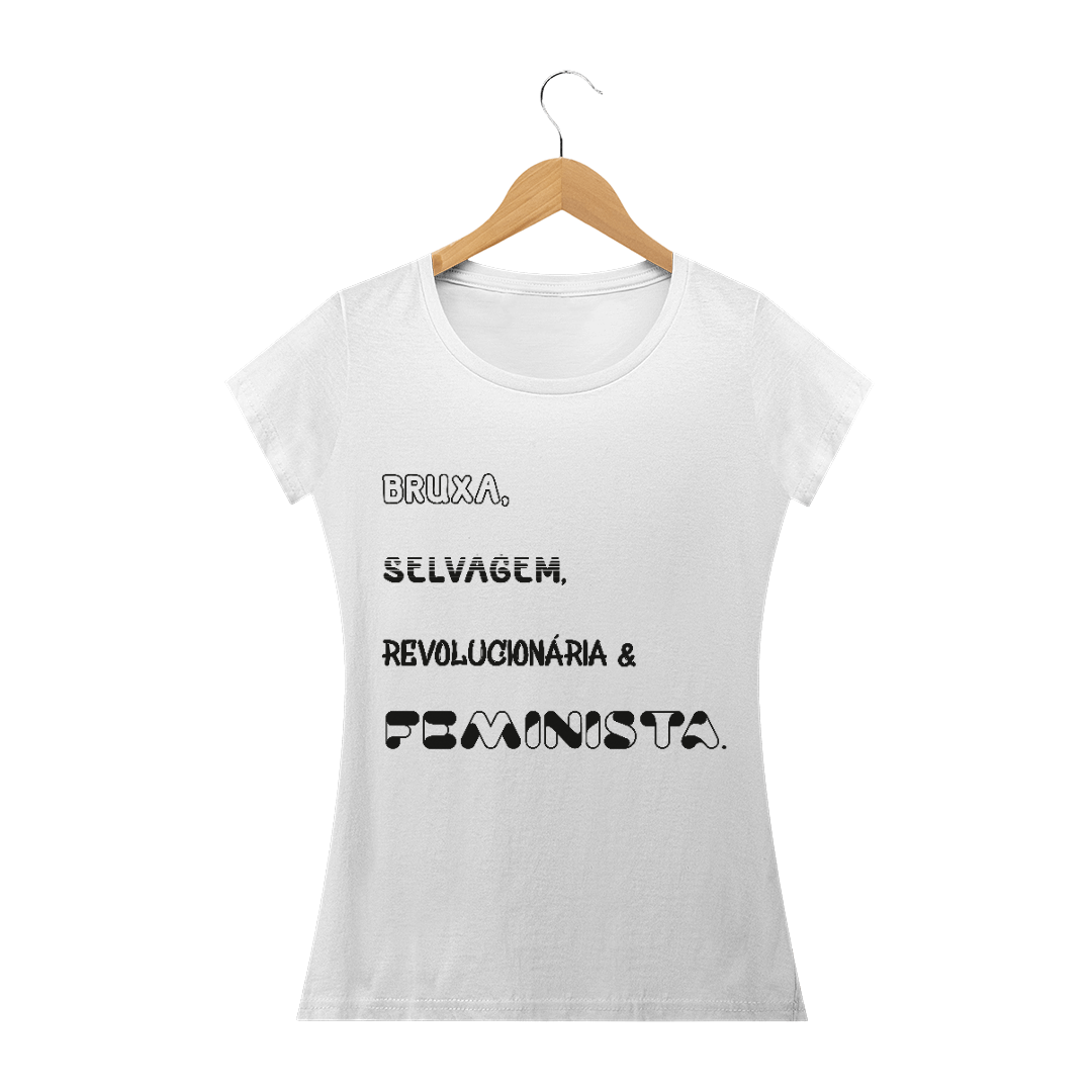 Nome do produto: Baby Long Bruxa, Selvagem, Revolucionária & Feminista