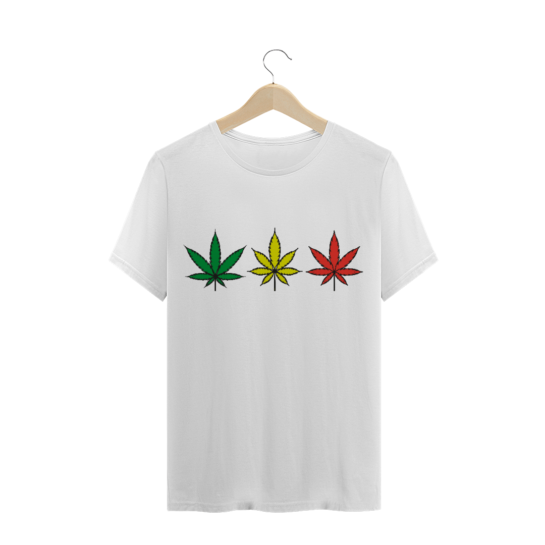 Nome do produto: T-Shirt 3 Folhas Reggae