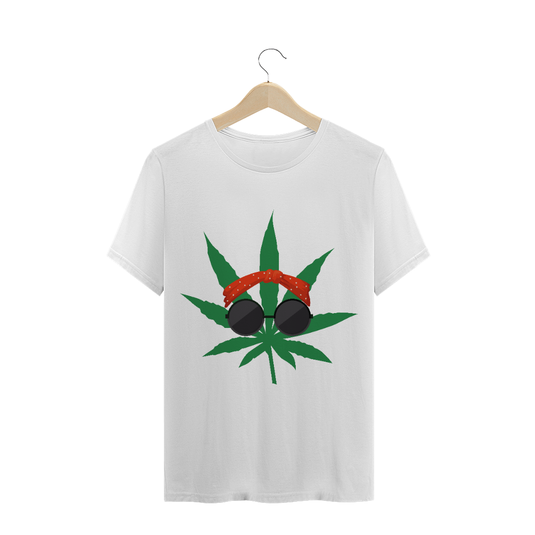 Nome do produto: T-Shirt Folha de Óculos e Faixa