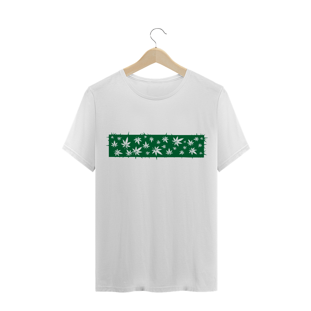 Nome do produto: T-Shirt Folhas Brancas