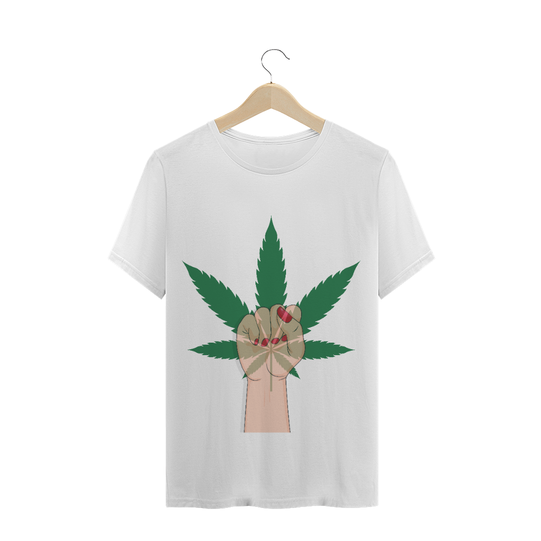 Nome do produto: T-Shirt Punho e Folha 