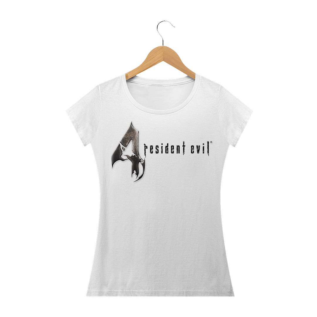Nome do produto: Baby Look Resident Evil 4 logo