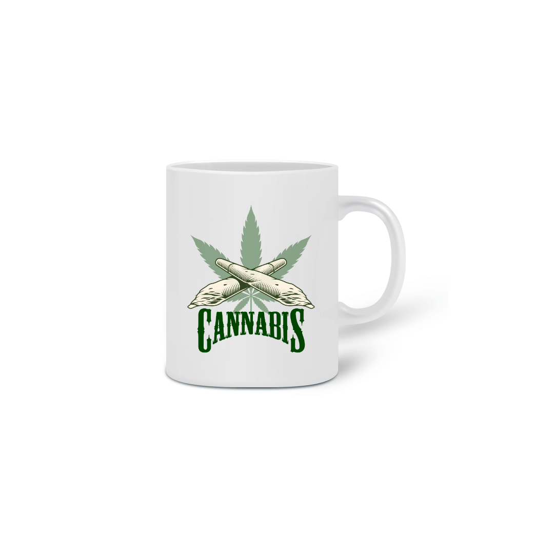Nome do produto: Caneca Baseado e Folha