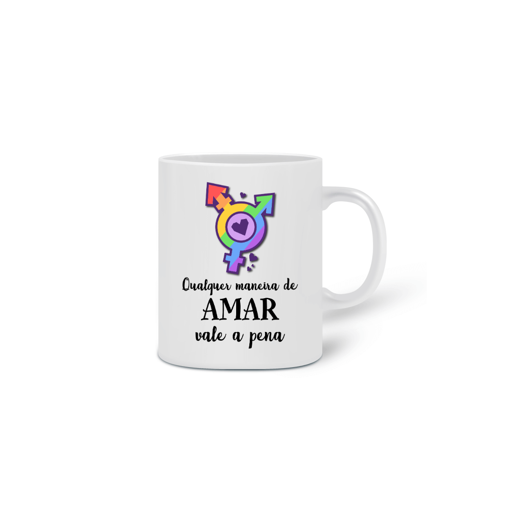 Nome do produto: Caneca Qualquer Maneira de Amar