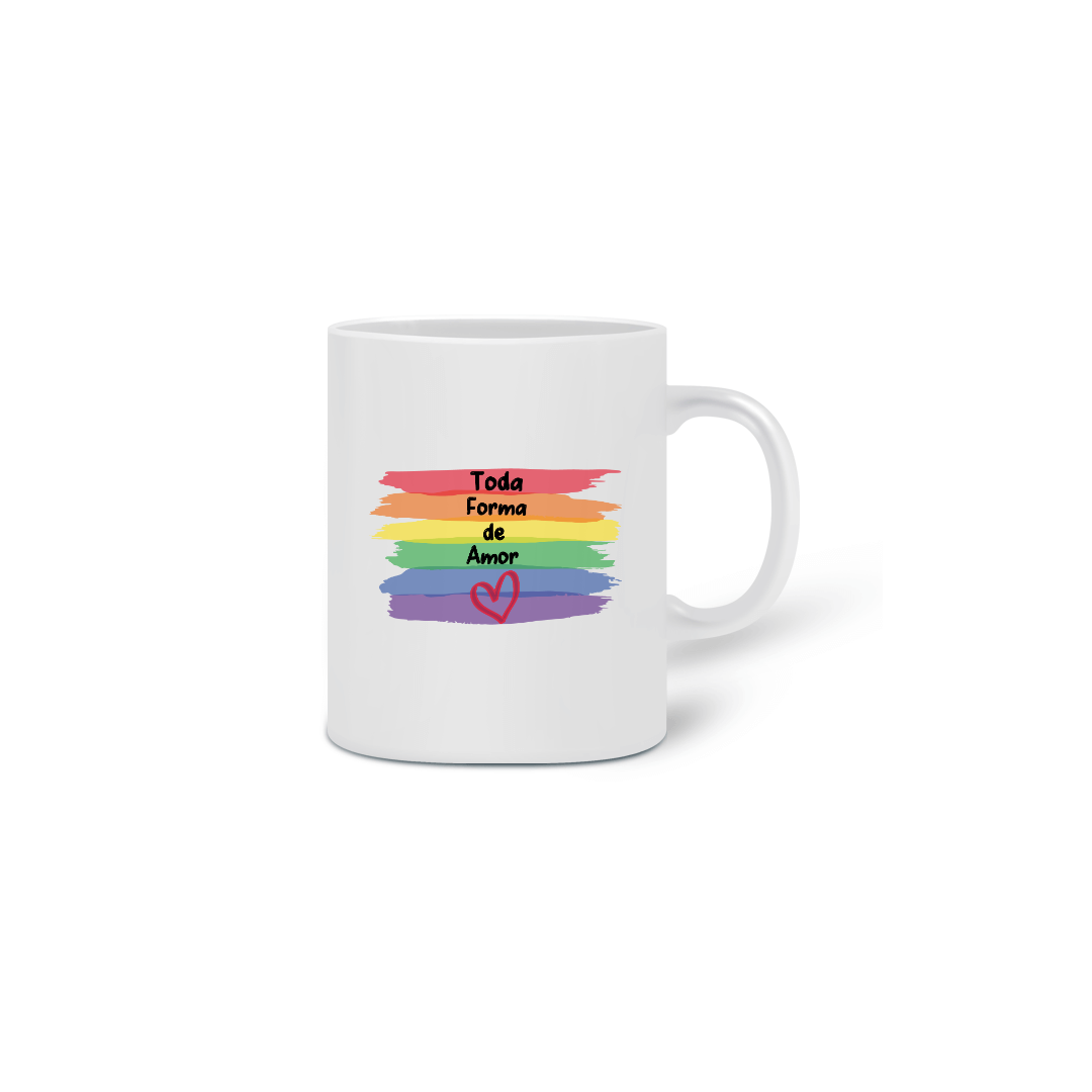 Nome do produto: Caneca Toda Forma de Amor
