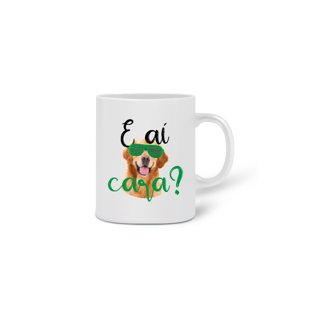 Nome do produto: Caneca - E aí cara?