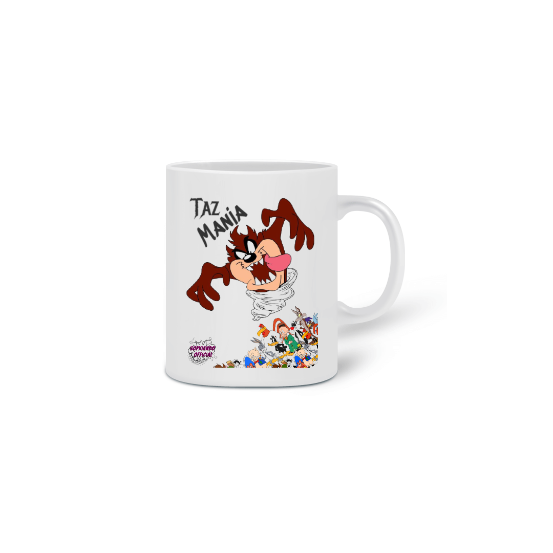 Nome do produto: Caneca Taz Mania! 