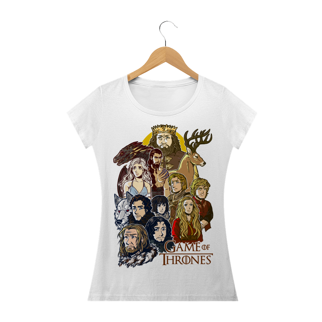 Nome do produto: Camiseta Baby Long - Game of Thrones