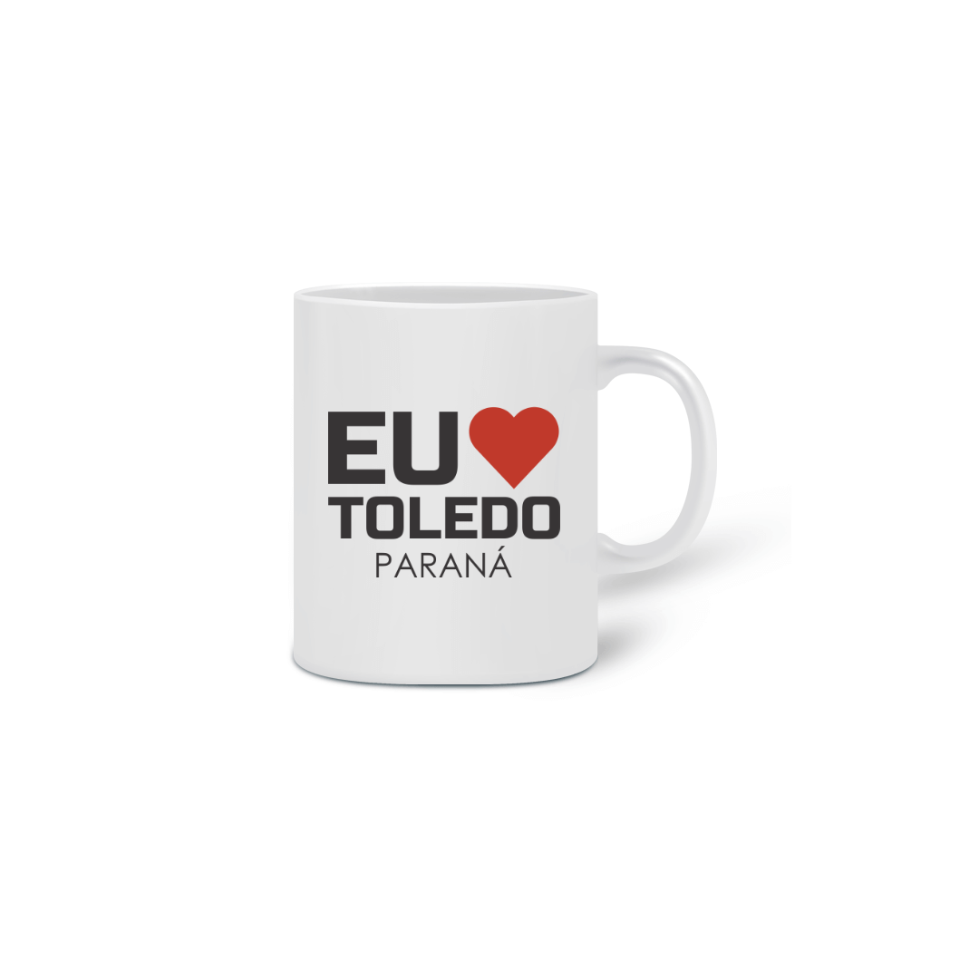 Nome do produto: Caneca - Eu Amo Toledo Paraná