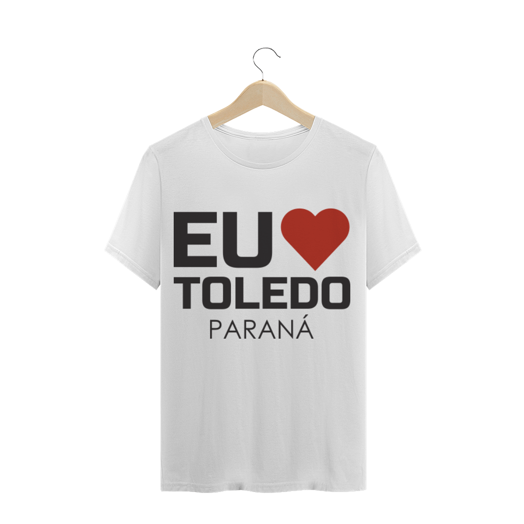 Nome do produto: Camiseta Masculina - Eu Amo Toledo Paraná