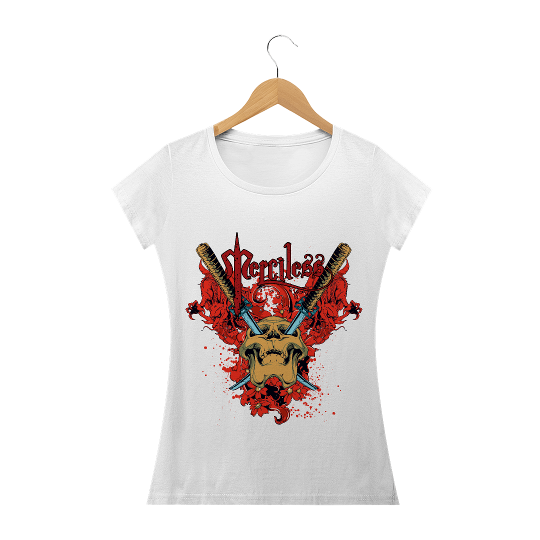 Nome do produto: Camiseta Baby Long Feminino - Impiedoso
