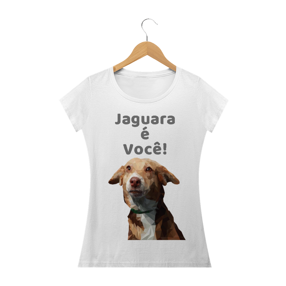 Nome do produto: Camiseta Baby Long Quality Estampa Cachorro Jaguara é Você