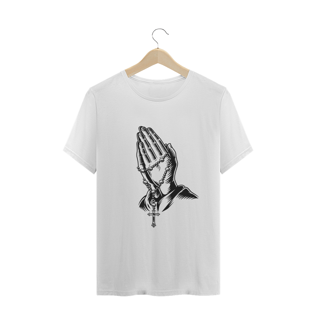Nome do produto  Camiseta Oração com terço