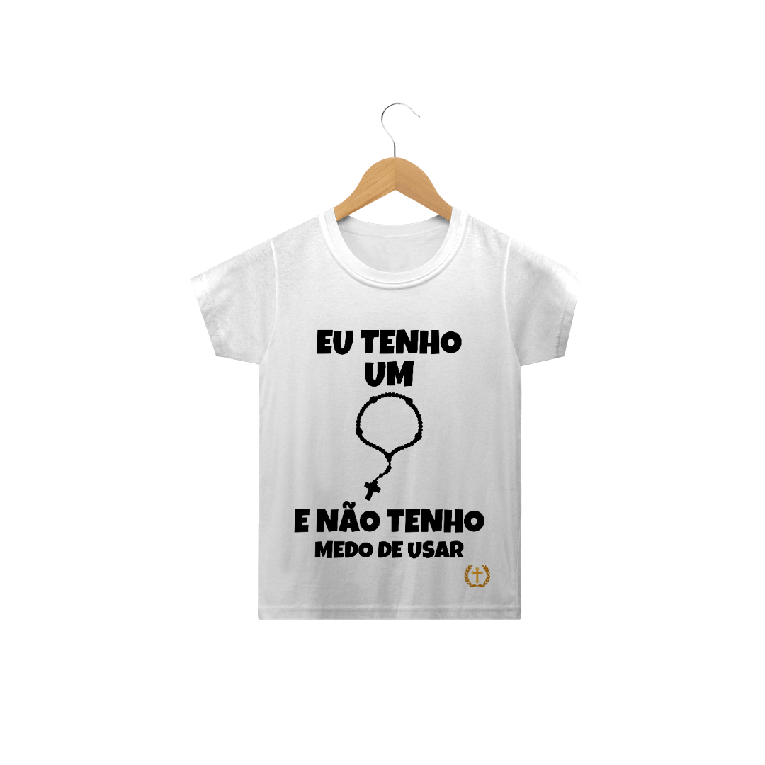 Nome do produto: Infantil Eu Tenho um Terço Preto