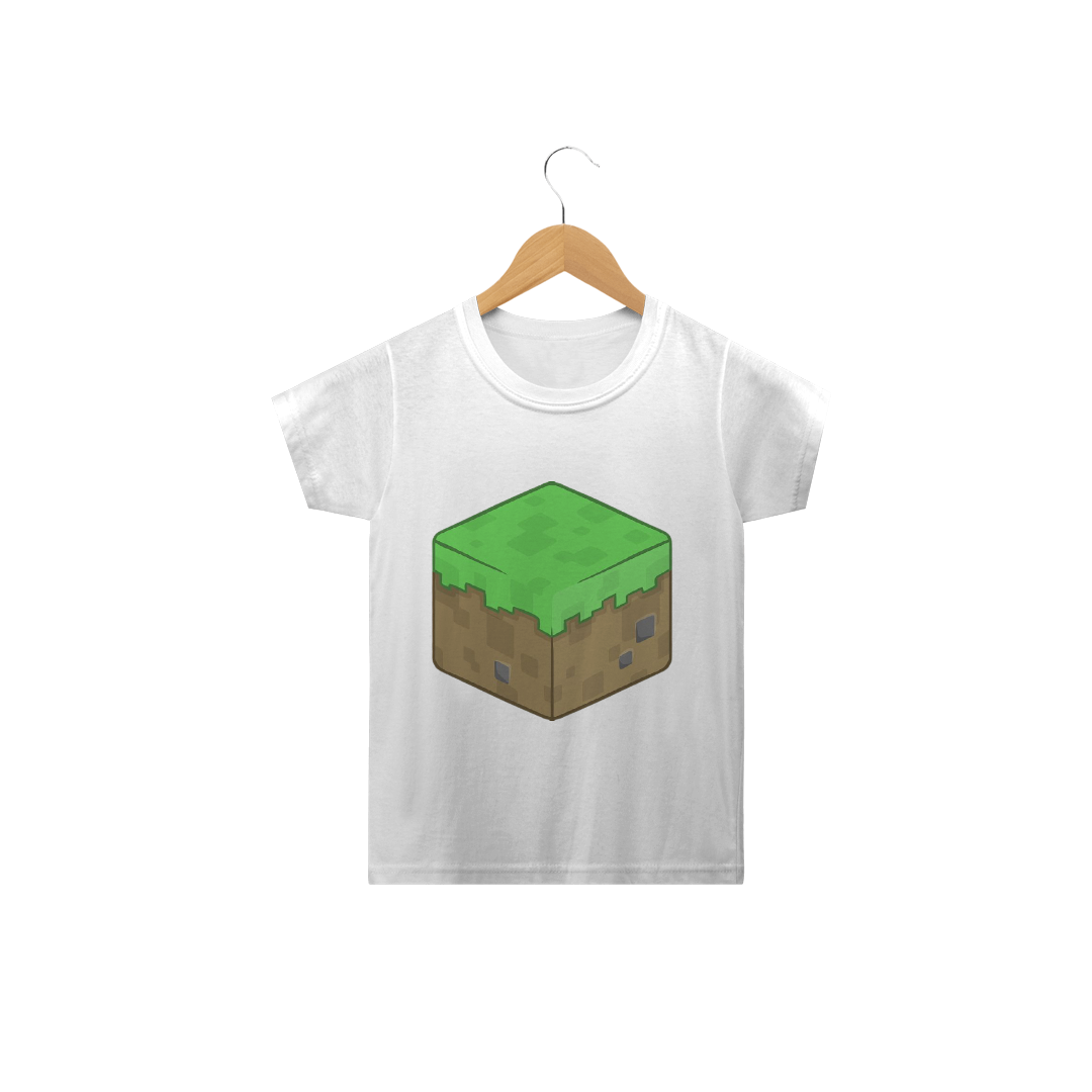 Nome do produto: camisa bloco de grama minecraft full cores