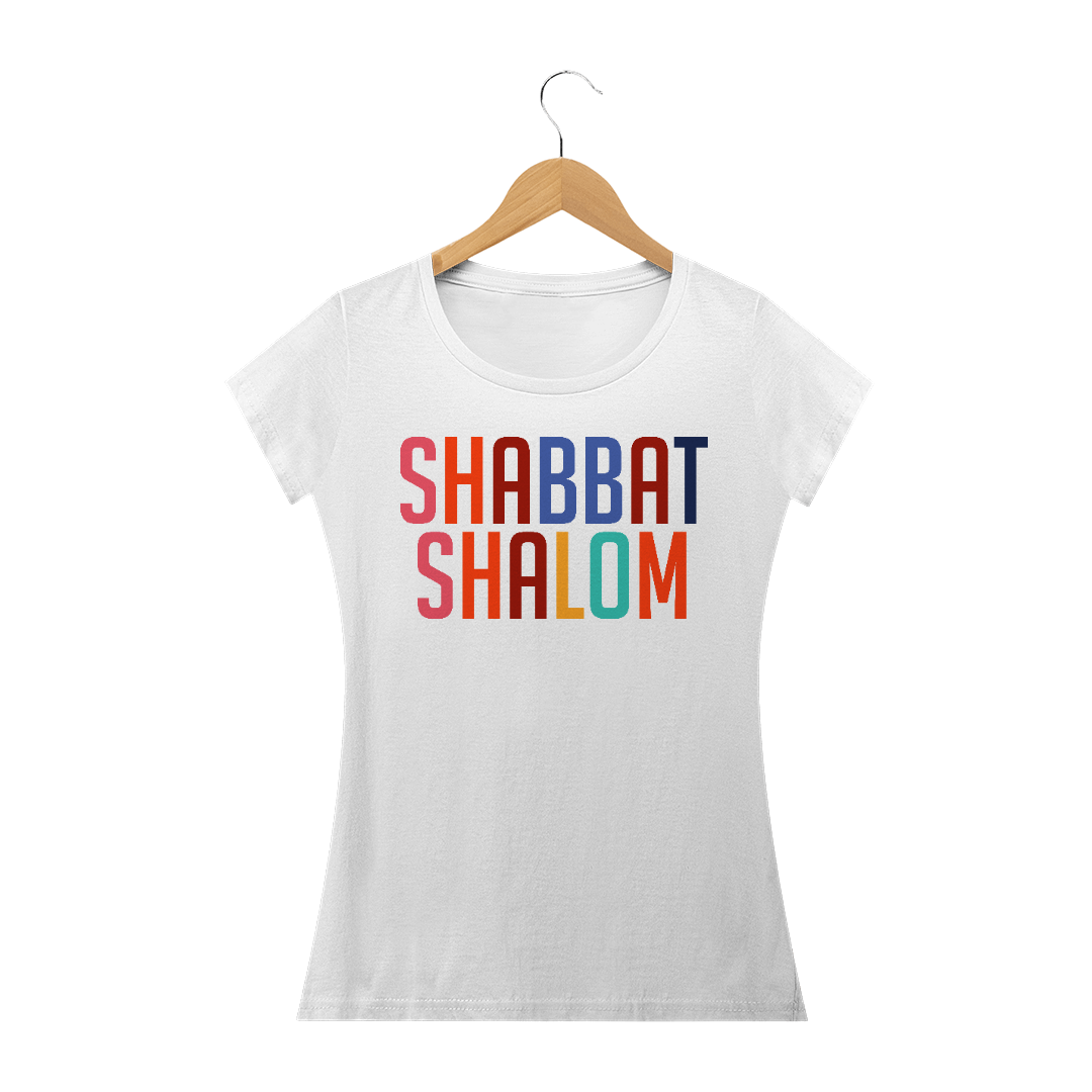 Nome do produto: Camisa Feminina Shabat shalom 