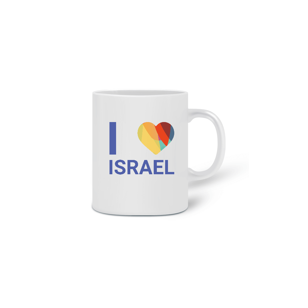 Nome do produto  Xícara EU AMO ISRAEL