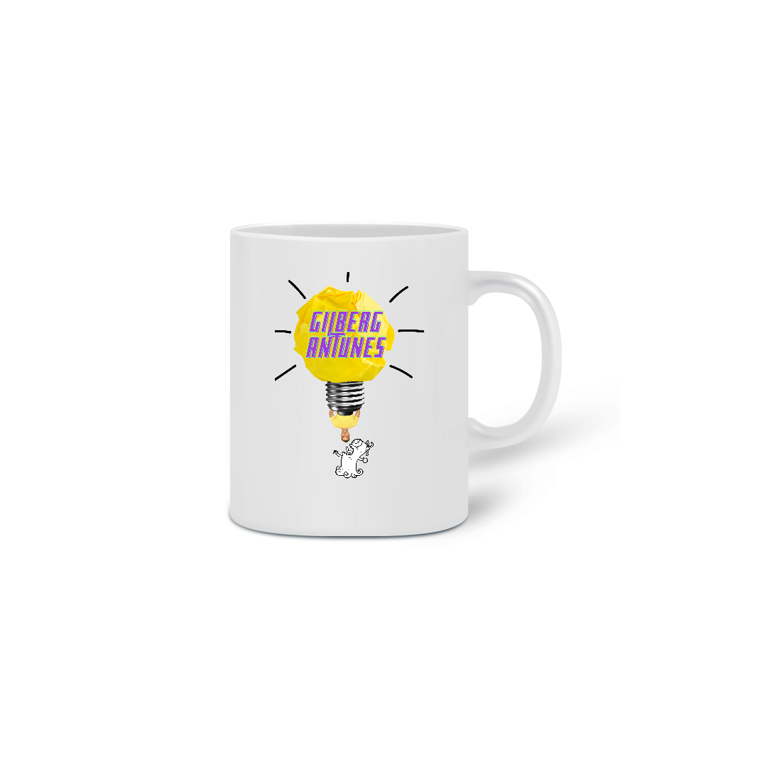 Caneca de Porcelana Branca - GB