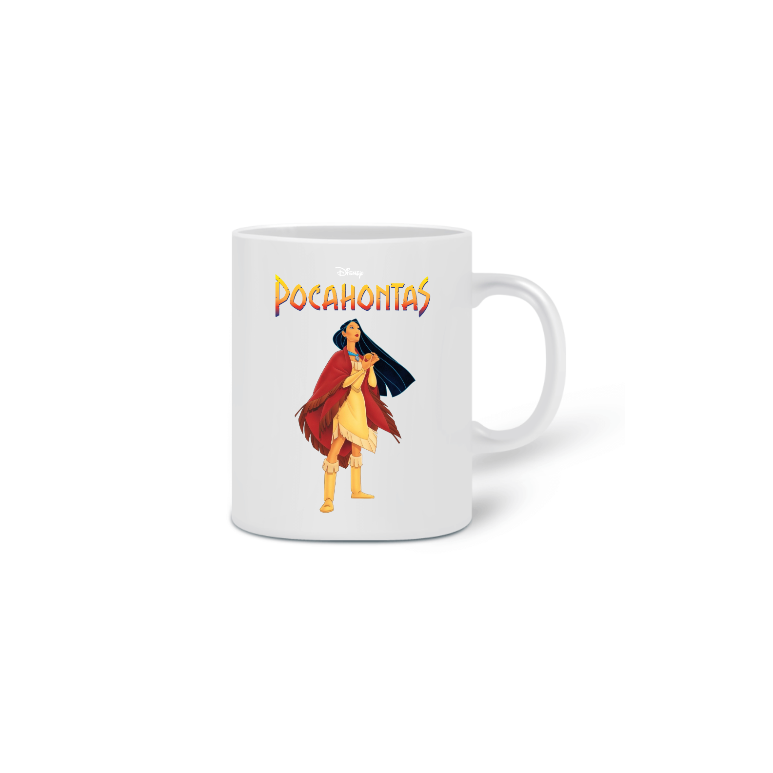 Nome do produto: Coleção Caneca Princesas - Pocahontas
