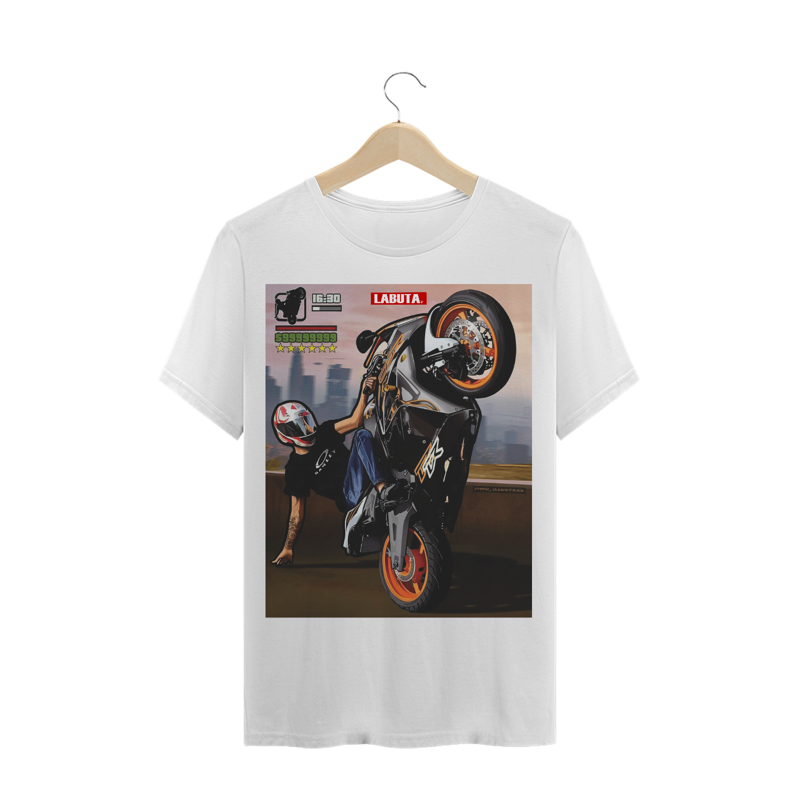 Nome do produto: Camiseta Labuta -  Grau GTA