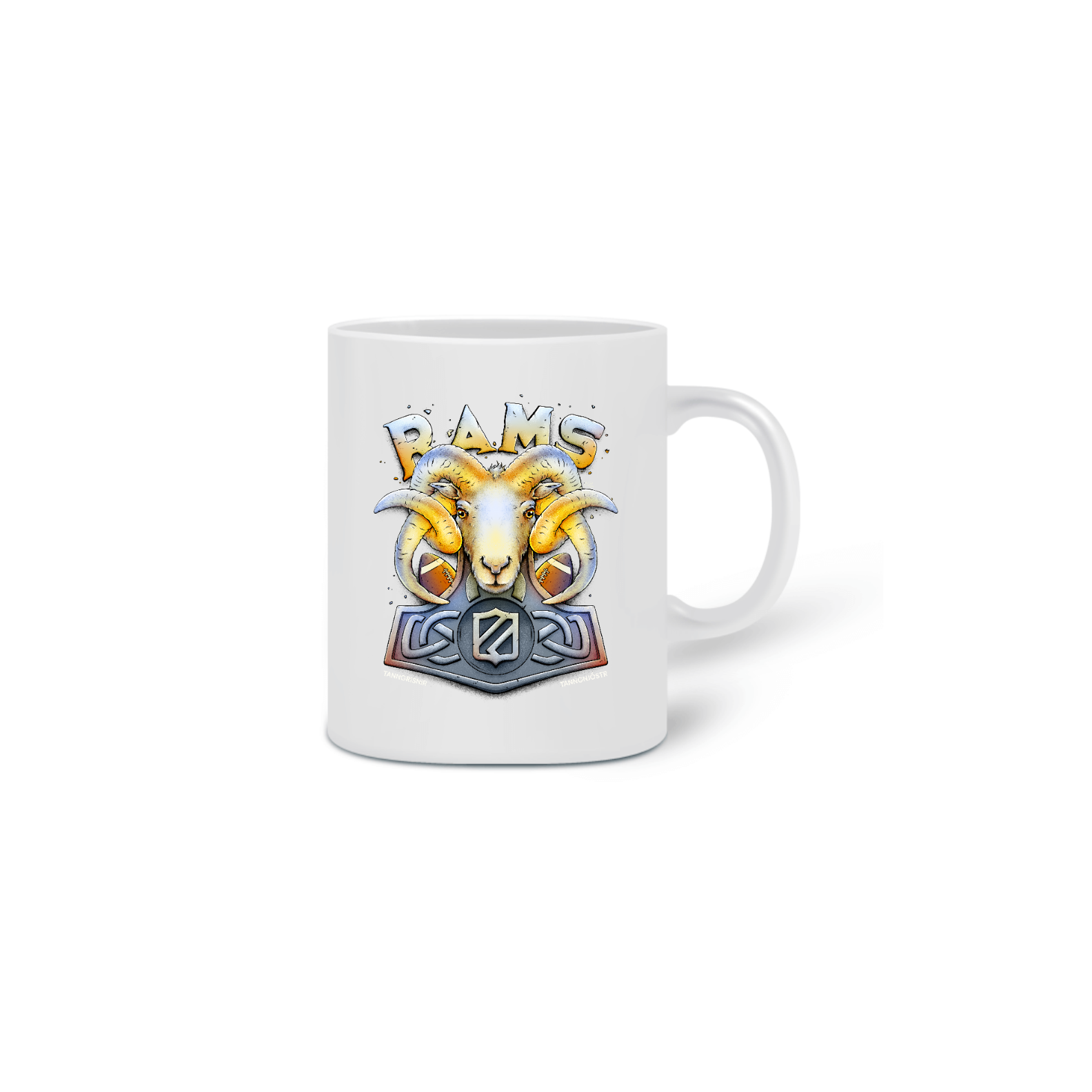Nome do produto: Coleção Berserker - Thor\'s Rams (caneca)