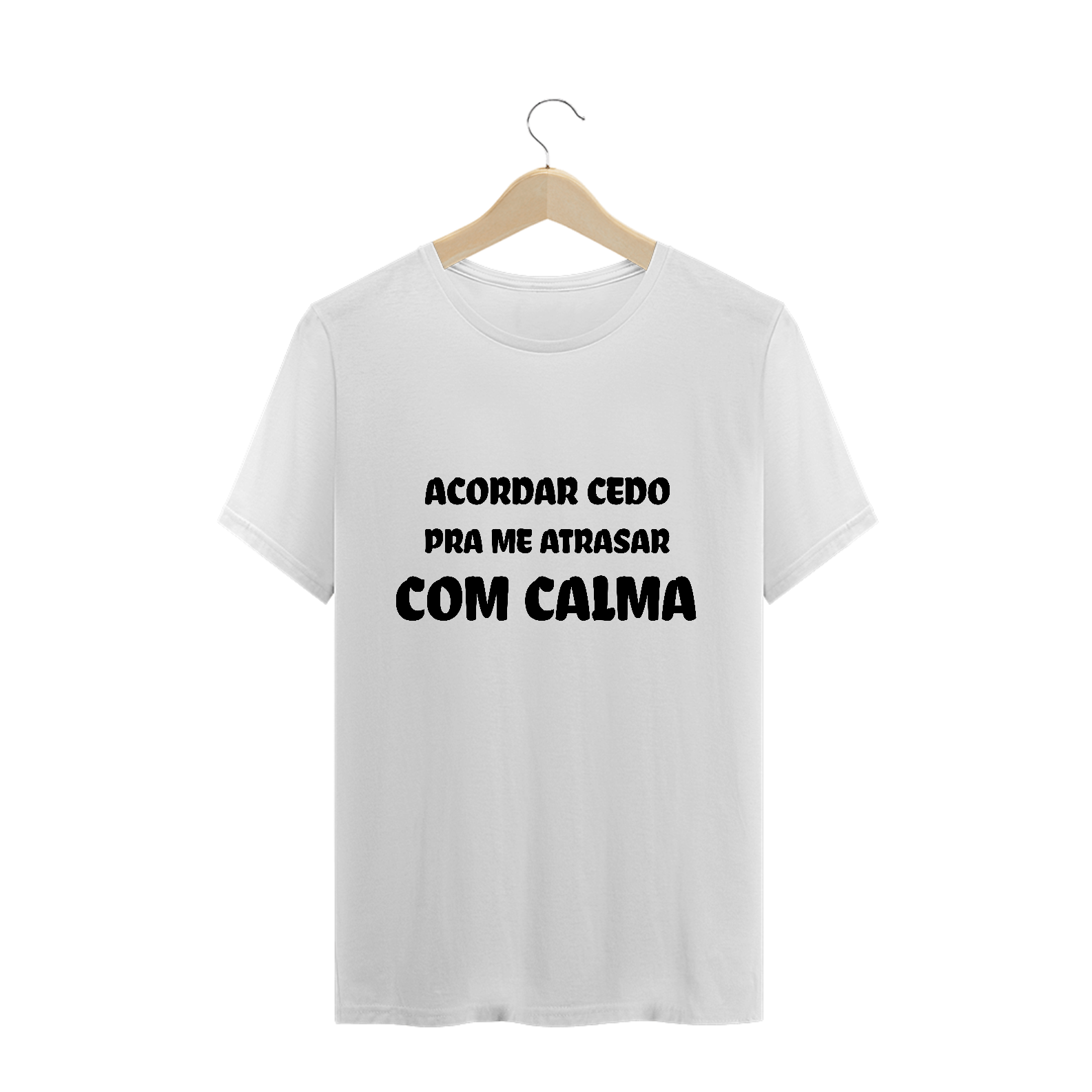 Nome do produto: Camiseta Acordar Cedo