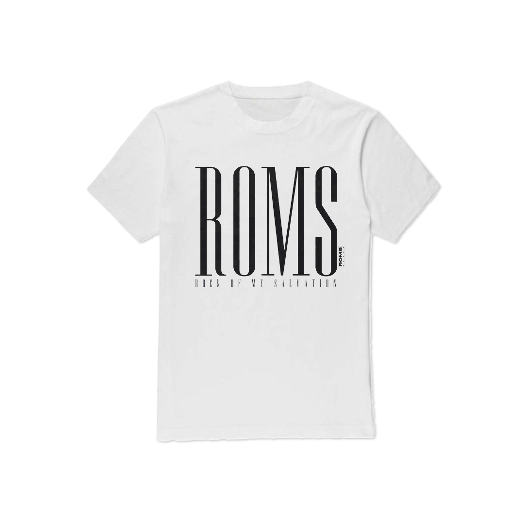 Nome do produto: Camiseta ROMS - Rock Of My Salvation