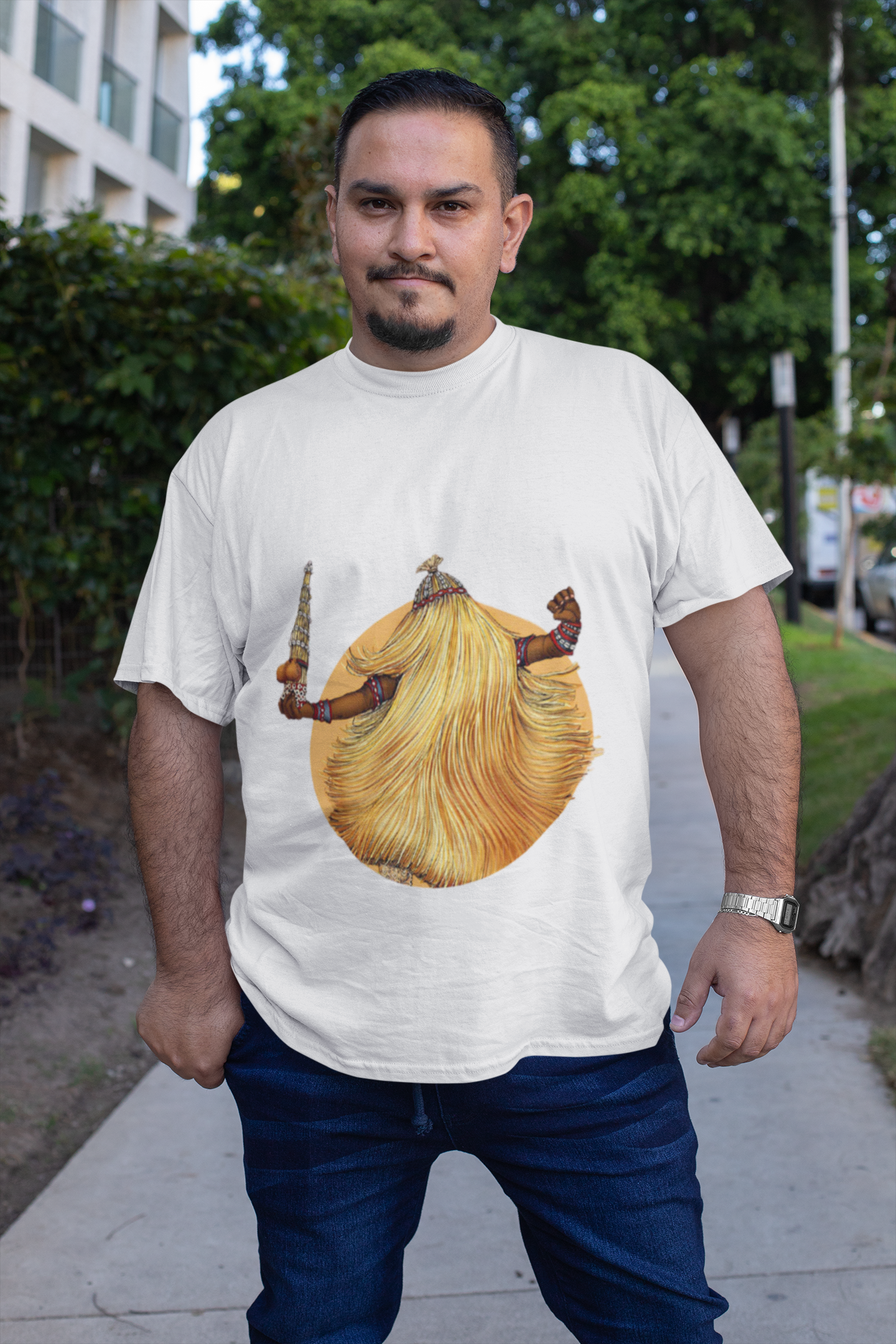 Nome do produto: Camiseta do Orixá Obaluaê (Modelo Plus Size)