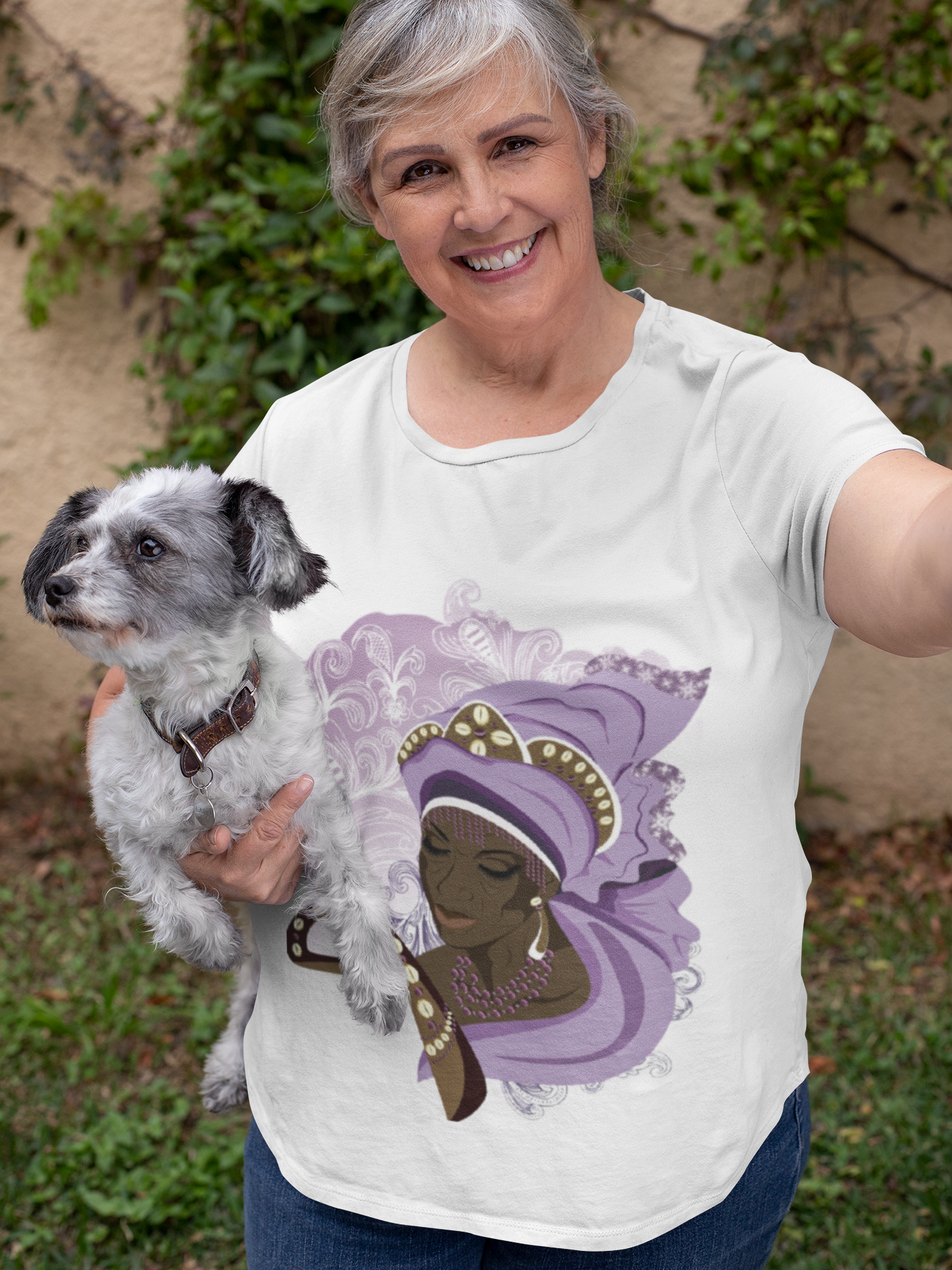 Nome do produto: Camiseta Orixá Nanã (Modelo Plus Size)