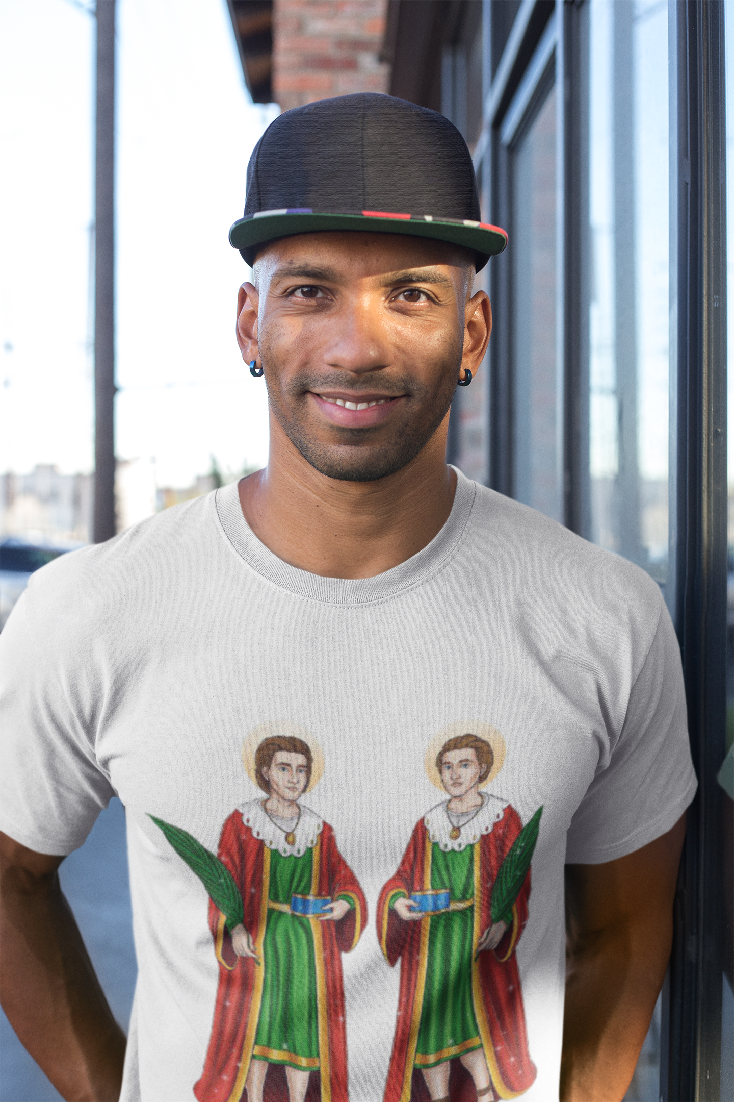 Nome do produto: Camiseta do Cosme e Damião (Unisex)