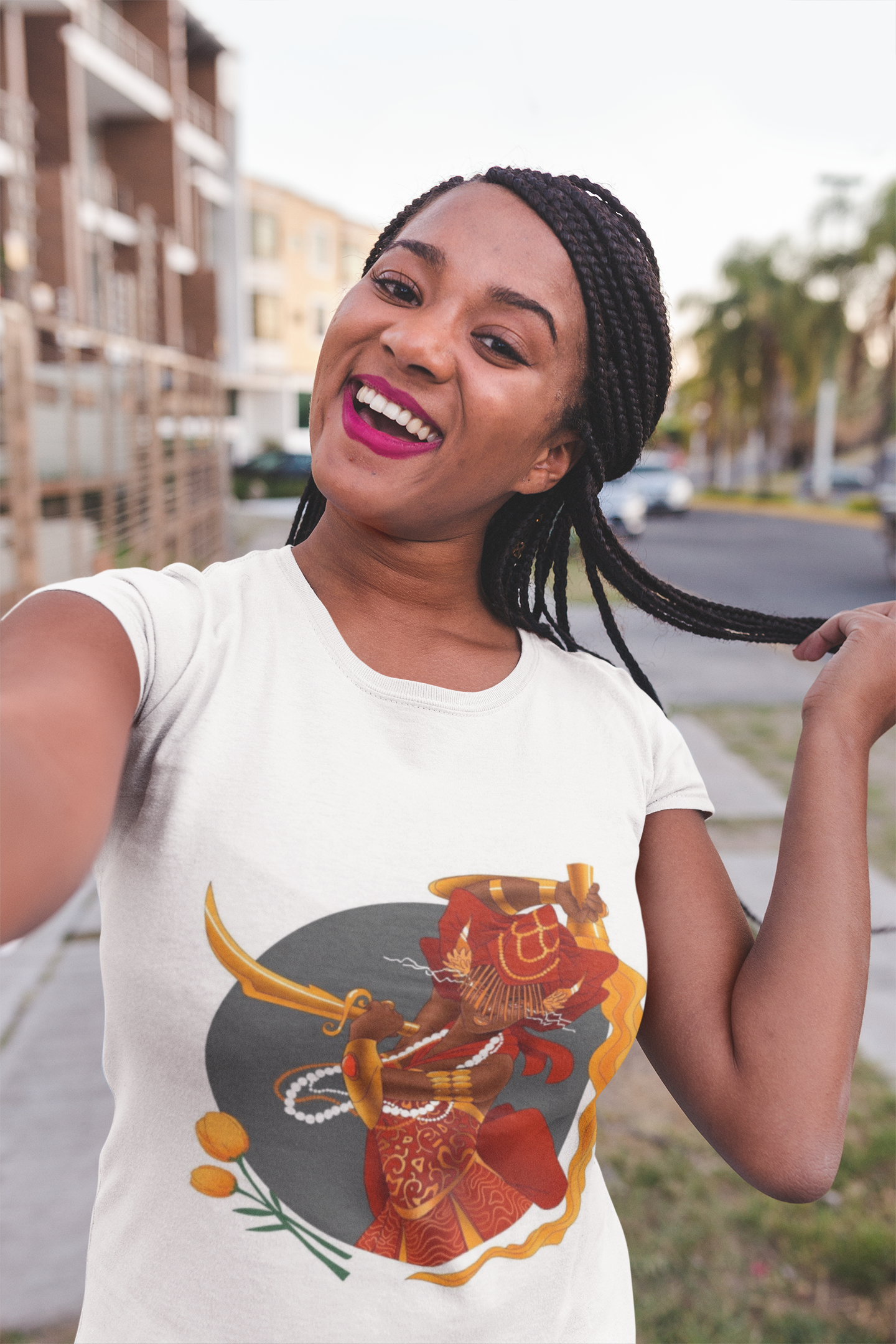 Nome do produto: Camiseta da Orixá Iansã (Unisex)