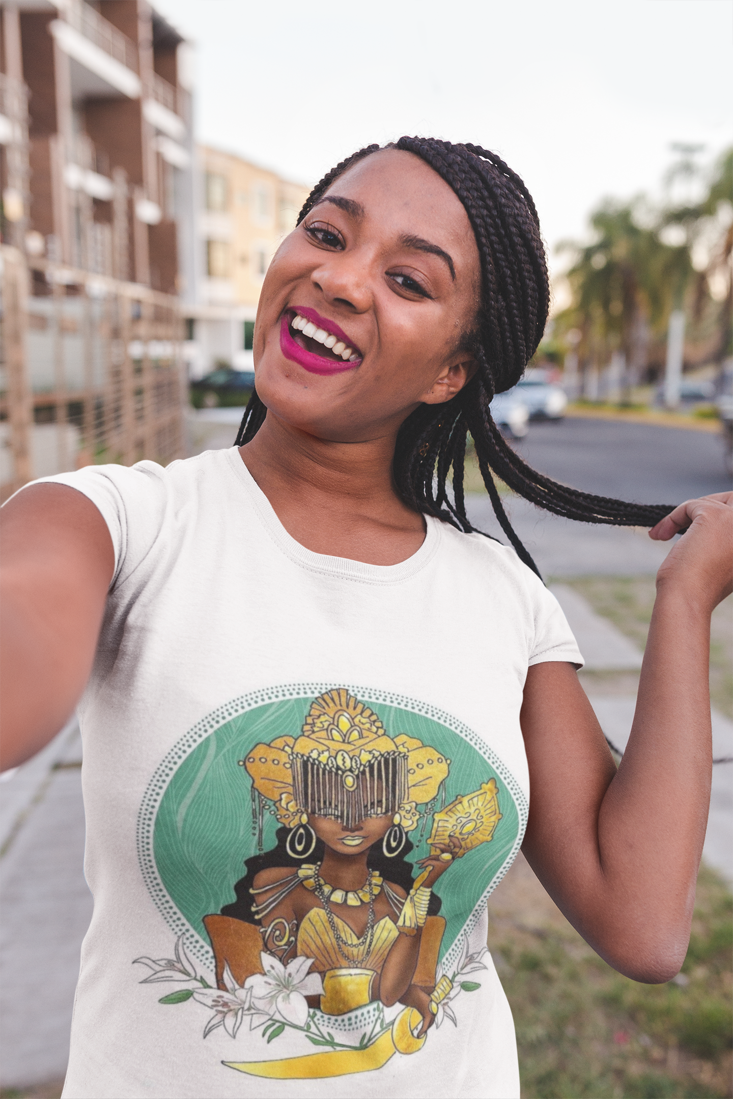 Nome do produto: Camiseta da Orixá Oxum (Unisex)