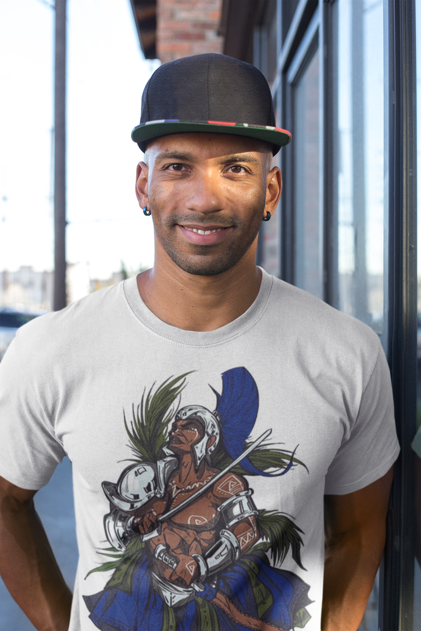 Nome do produto: Camiseta do Orixá Ogum (Unisex)