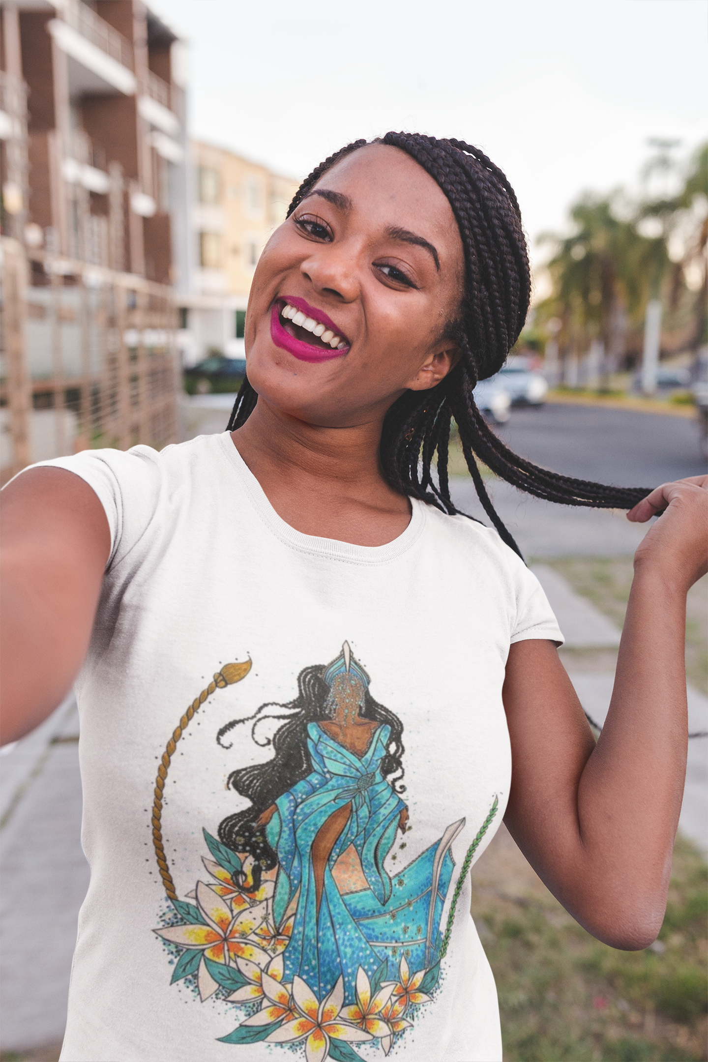 Nome do produto: Camiseta da Orixá Iemanjá (Unisex)