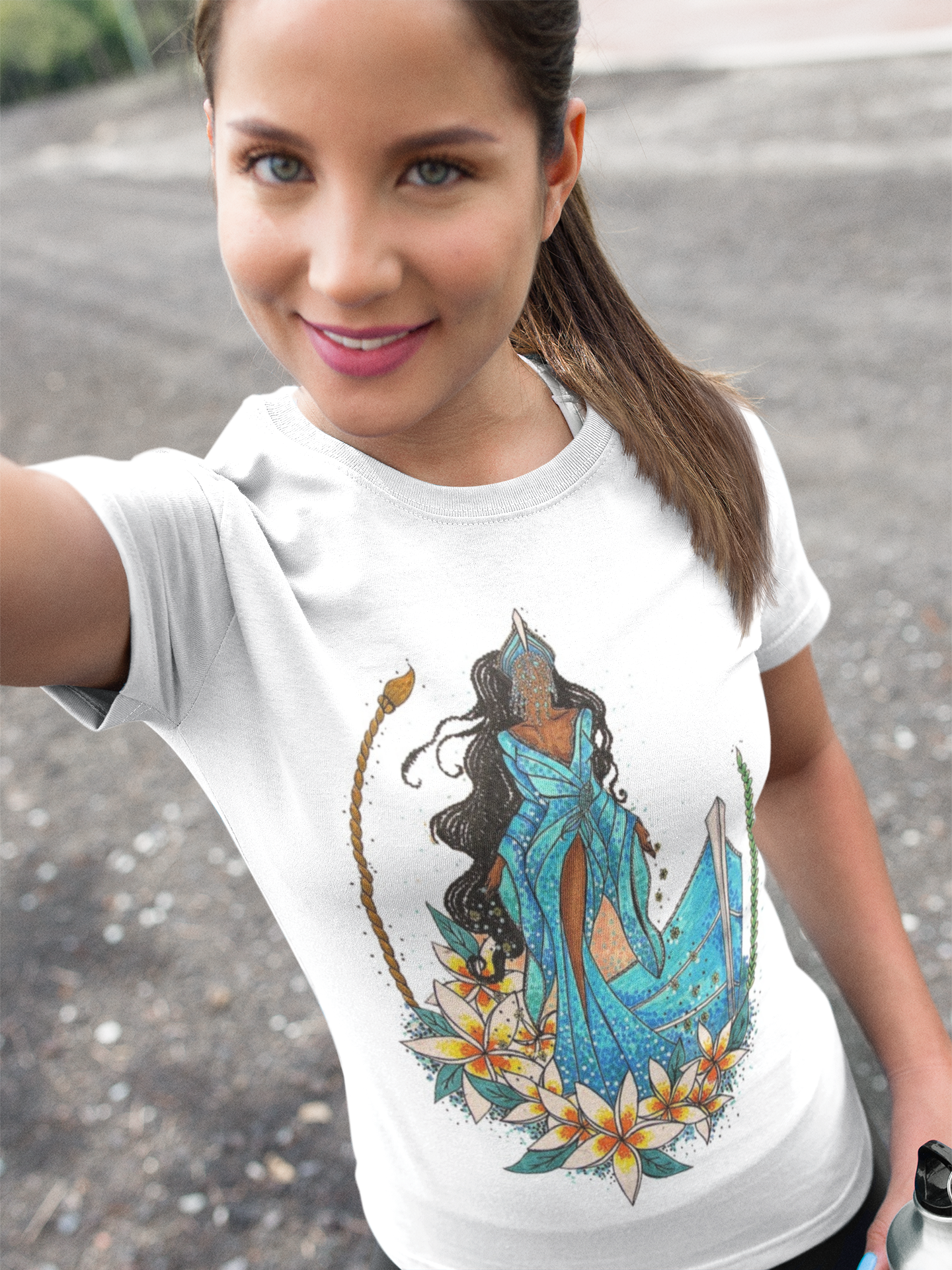 Nome do produto: Baby Look Iemanjá