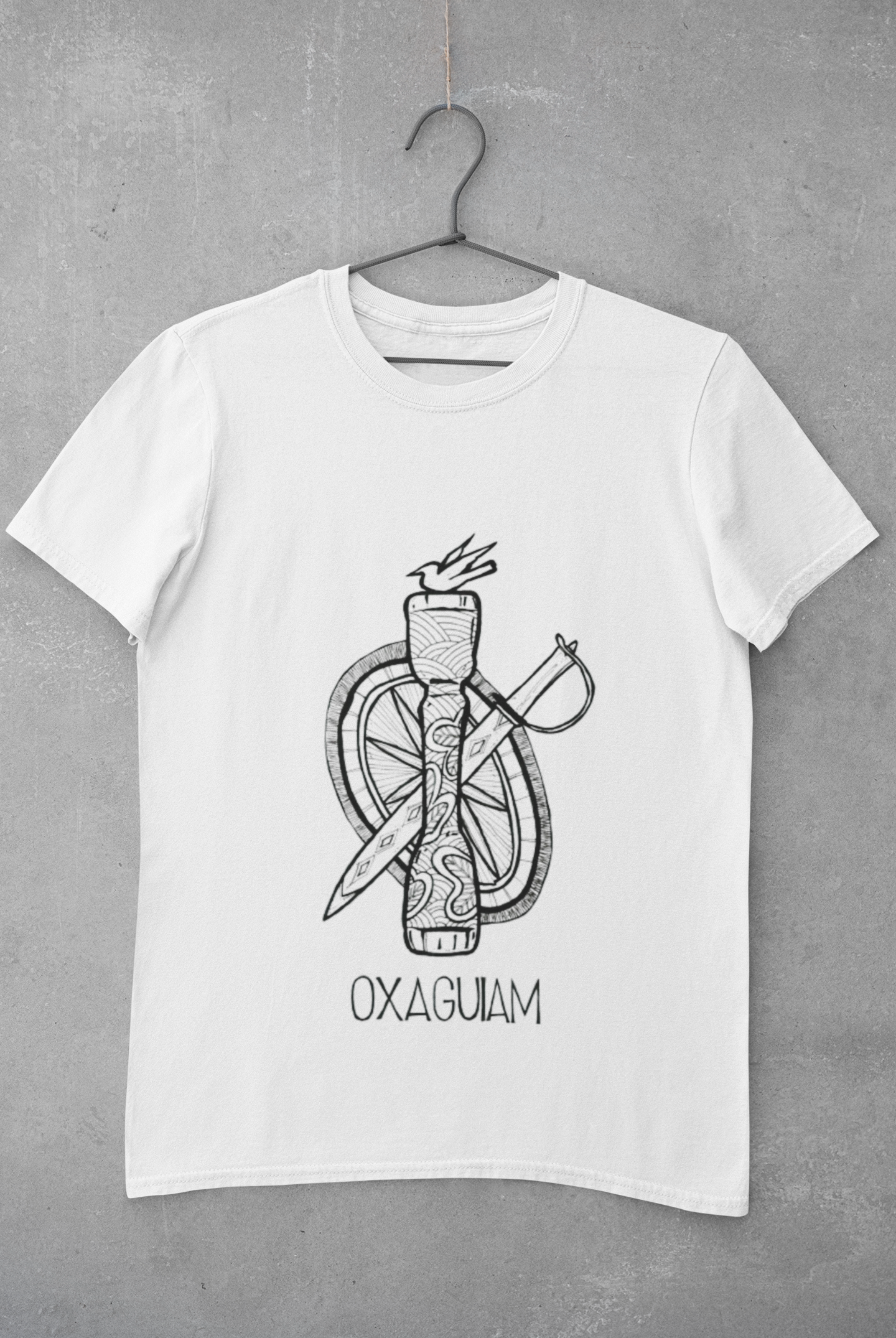 Nome do produto: Camiseta Orixá Oxaguiam (Modelo Plus Size)