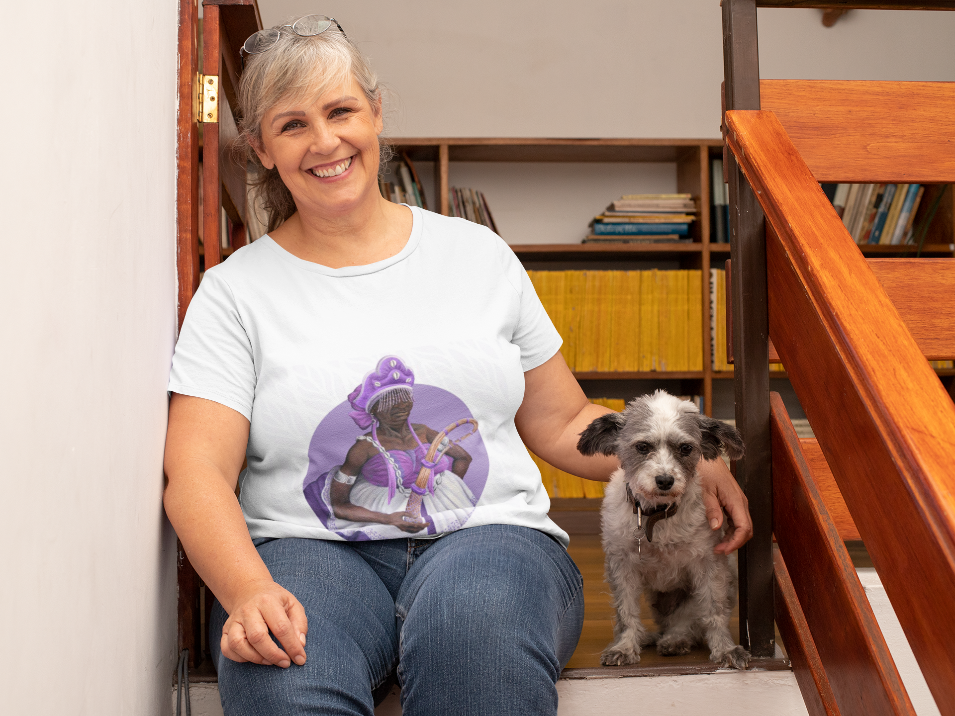 Nome do produto: Camiseta Orixá Nanã (Modelo Plus Size)