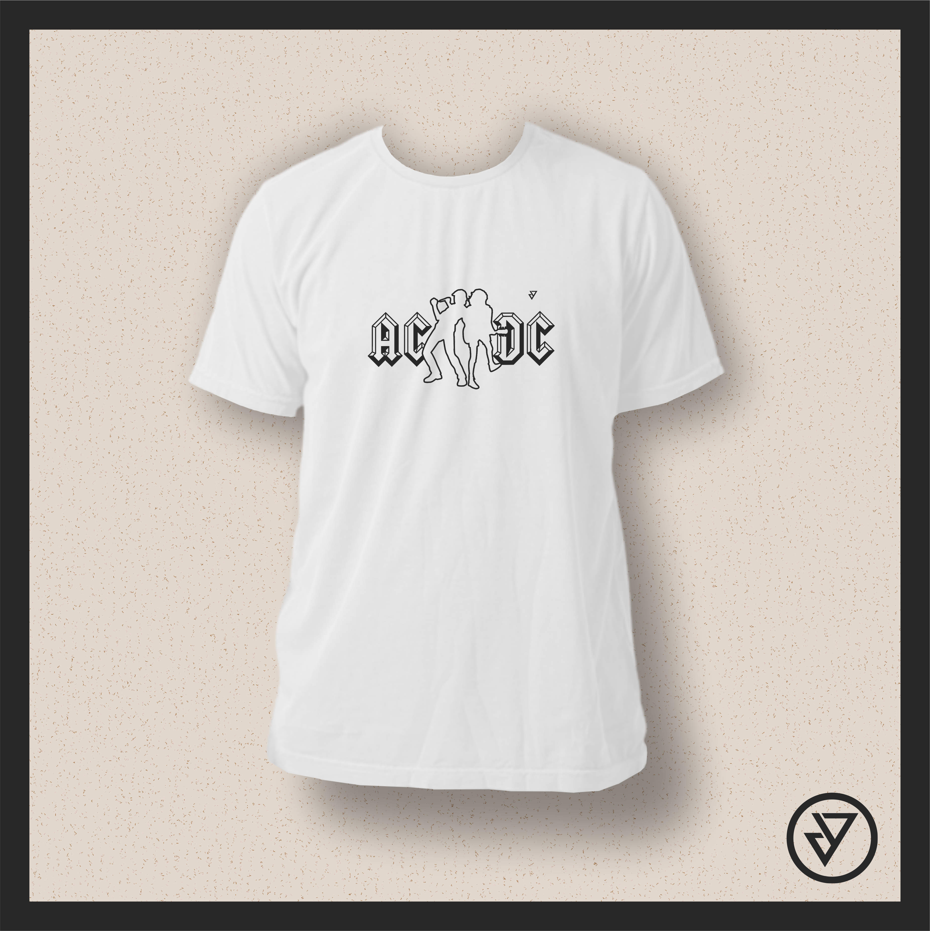 Nome do produto: Camisa AC/DC - Branca