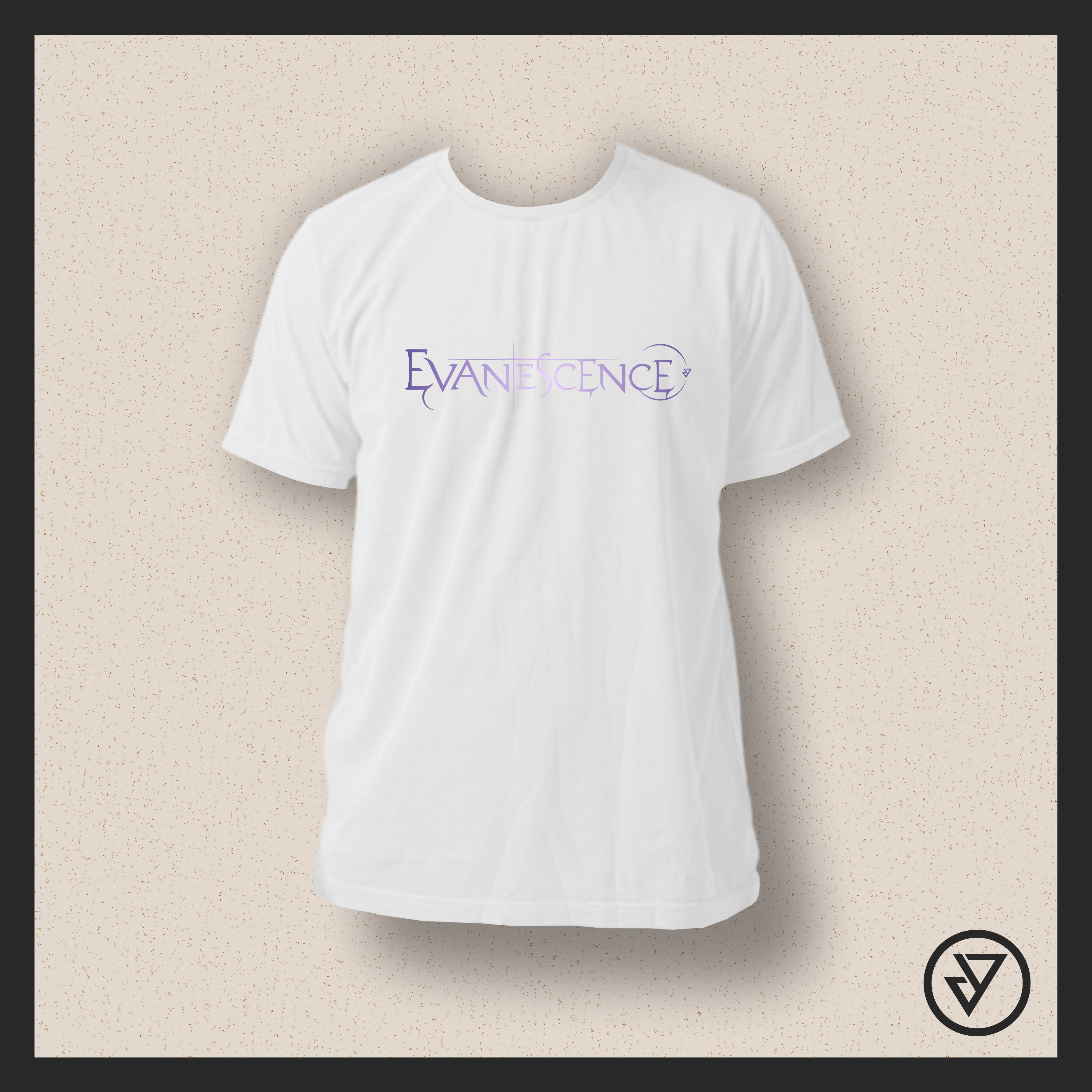 Nome do produto: Camisa Evanescense - Branca/Preta