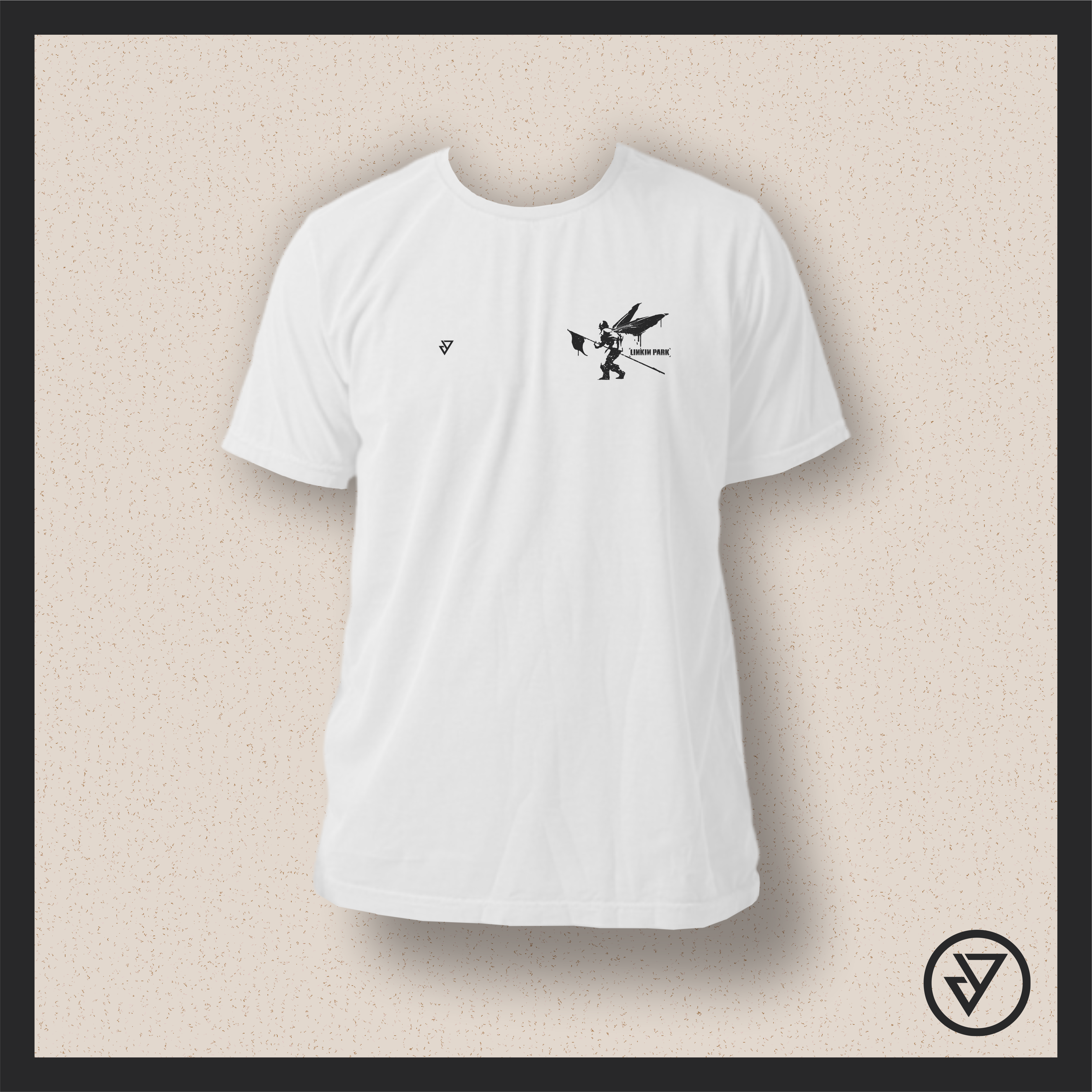 Nome do produto: Camisa Linkin Park (Soldier) - Branca