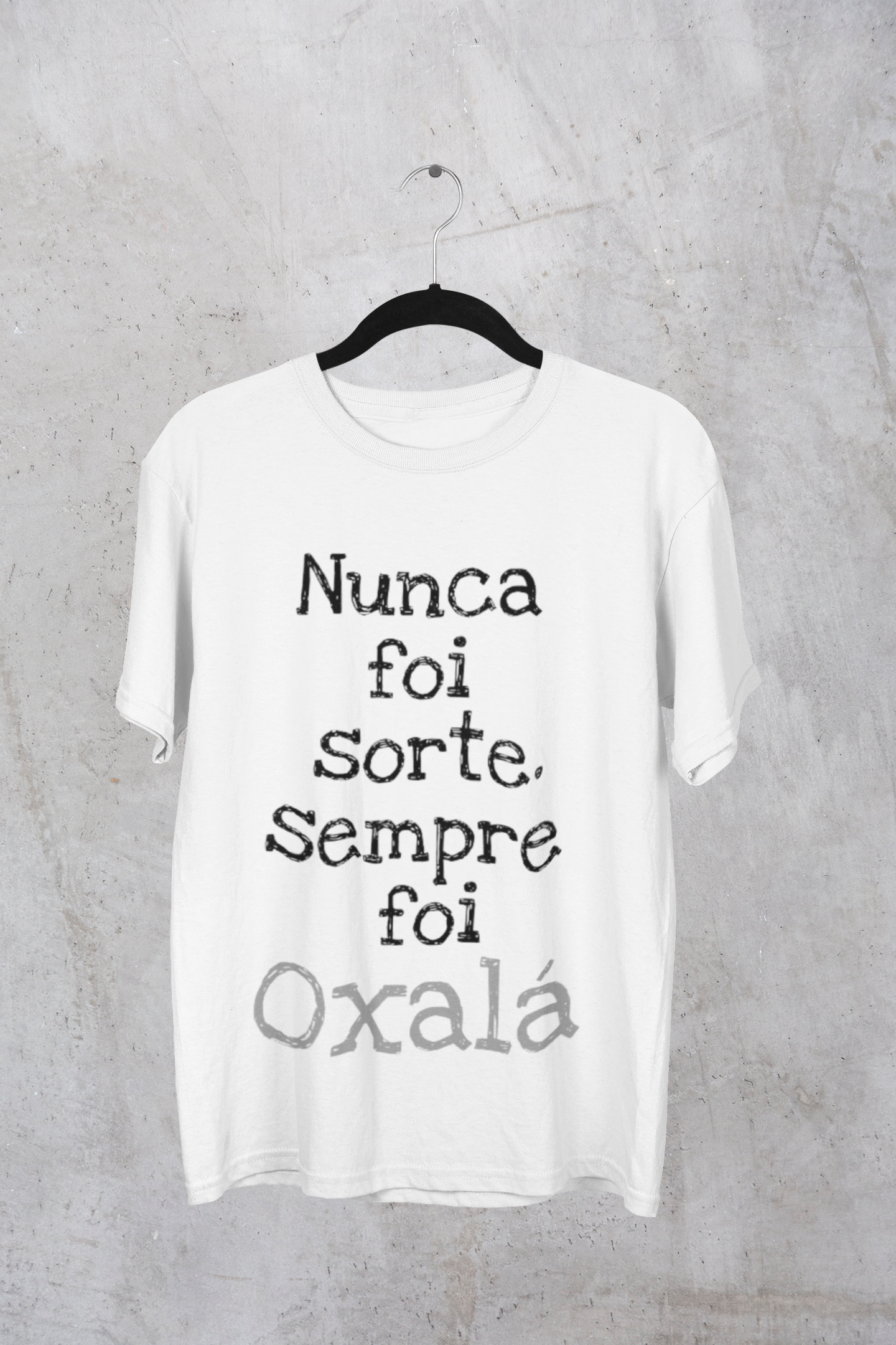 Nome do produto: Camiseta do Orixá Oxalá (Modelo Plus Size)