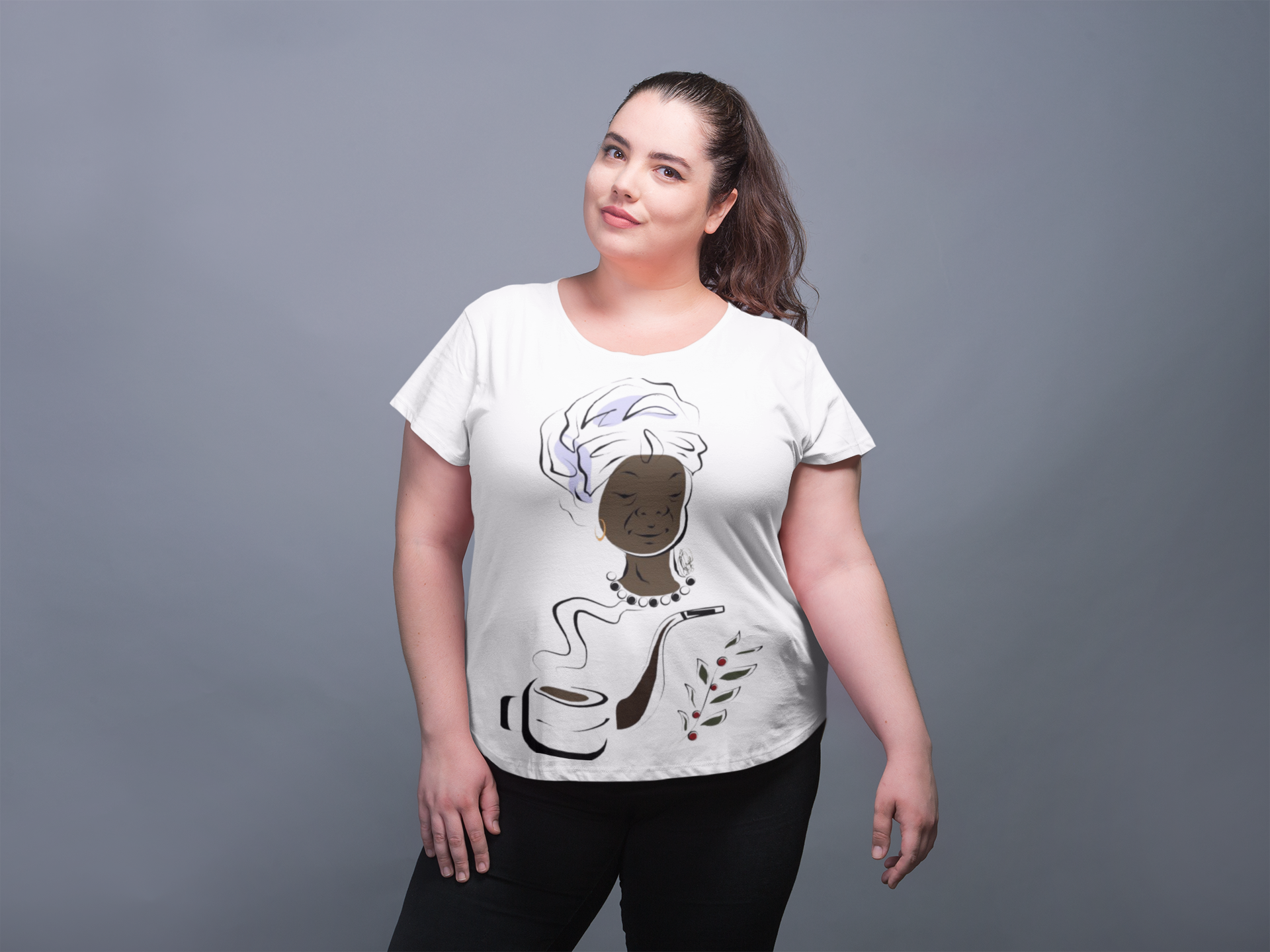 Nome do produto: Camiseta dos Preto Velho (Modelo Plus Size)
